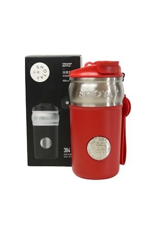 Shotay St-8912 420ml Kırmızı Çelik Termos Diğer