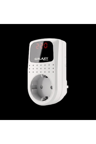 Galaxy Energy Sx220 Dijital Voltaj Koruyucu Priz 16a 3500w Ayarlanabilir Yüksek Düşük Voltaj Koruması Yıldırım Darbesi Koruması Çocuk Kilidi Yok