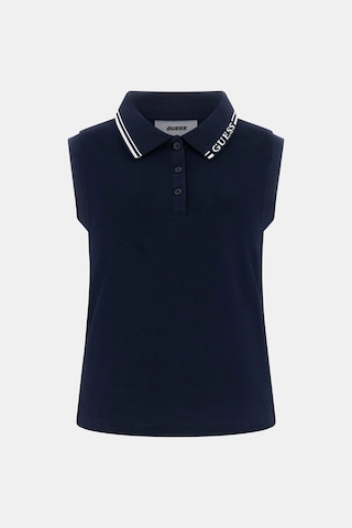 Guess Kadın Polo Yaka T-shirt Lacivert