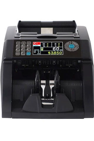 SC8520 Karışık Para Sayma Makinesi, TL ve Euro Karışık, Usd Adet Sayım + Müşteri Ekranı