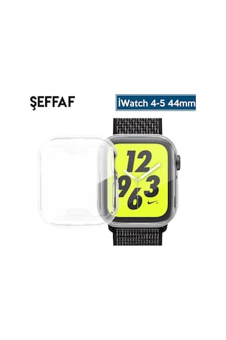 Ally Apple İWatch Uyumlu 44mm 360 Koruma Ultra Slim Silikon Kılıf- 5775