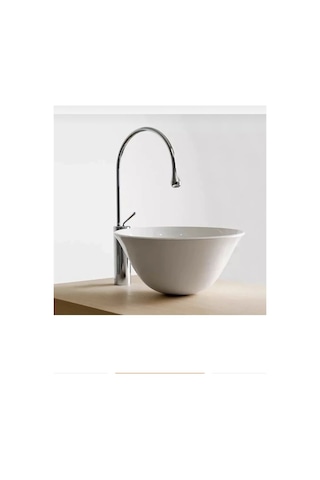 İsaoğlu Yapı Çanak Lavabo Bataryası Lavabo Musluğu Drop Design Lavabo Armatür Gümüş