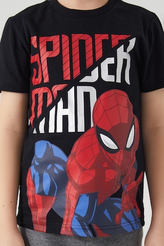 Spiderman The Heroic Man Siyah Erkek Çocuk Kapri Takım Siyah