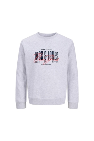 Jack & Jones Jjaero Erkek Sweatshirt Beyaz