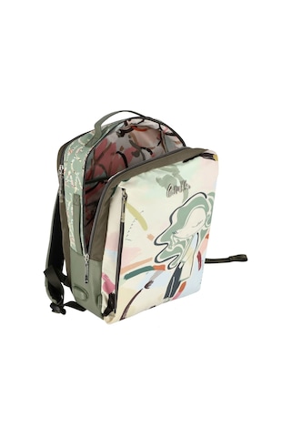 Anekke Viaje Kadın Daypack Sırt Çantası 43 Cm Usb Girişli Ve Laptop Bölmeli Renkli Tasarım Çok Renkli