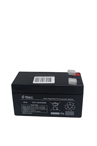 Ttec 12 Volt 1.3a Akü-12v 1.3 Ah Bakımsız Kuru Akü 2026 Üretim