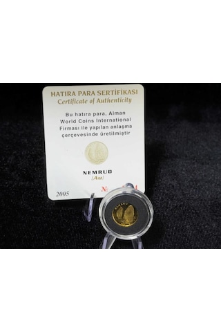 Darphane 2003 Nemrud Altın Hatıra Sikkesi Proof Baskı 24 Ayar Sertifikalı