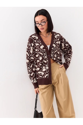 Shatılova M.v. Düğmeli Oversize Sıcak Kazak 281675746