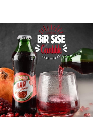 Beypazarı Doğal Maden Suyu Nar Aromalı 6 x 200 ML