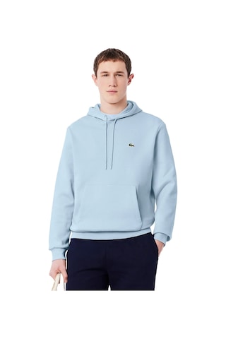 Lacoste Men's Hooded Golf Sweatshirt Kapüşonlu Pamuklu Erkek Sweatshirt Mavi