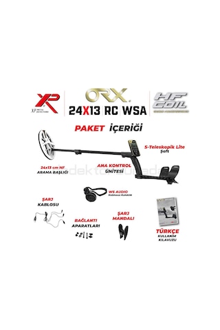 Orx 24x13cm Hf Elips Başlık,ana Kontrol Ünitesi Rc , Wsaudıo Kulaklık - Full Paket