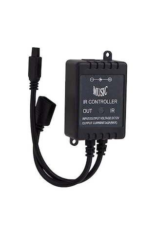 Powermaster Ir Kontrol Kumandalı Renk Değiştiren Müziğe Sese Duyarlı Rgb Led Kontrol Cihazı