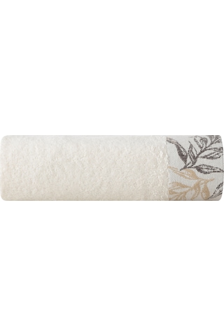 Mudo Home Mona Ekru Leaf Yüz Havlusu 50x80 9043438