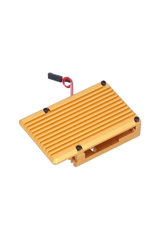 Gajeena Raspberry Pi 3 Model B/b+ İçin Alüminyum Kasa, Çift Fanlı Soğutma, Wifi Sinyal Engelleme Yok, Kolay Kurulum