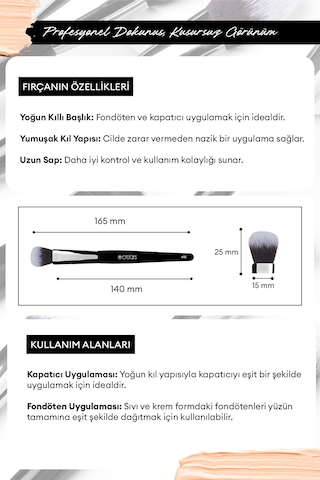 Kapatıcı Fırçası Cre'ars Concealer Brush 112