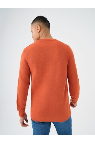 LOFT Regular Fit Erkek Kazak Pumpkin