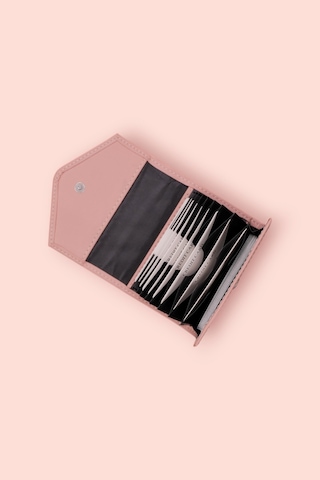 Modica Paris - Vegan Deri Akordiyon Kartlık Cüzdan Şıklık Ve Fonksiyonun Buluştuğu Kusursuz Tasarım Pudra