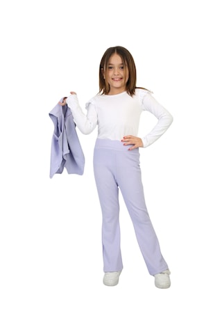 Kız Çocuk Takım Yelekli Lila