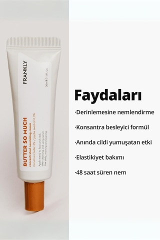 Cilt Bariyeri Güçlendiren Onarıcı Ve Nemlendirici Butter So Much Krem 30ml