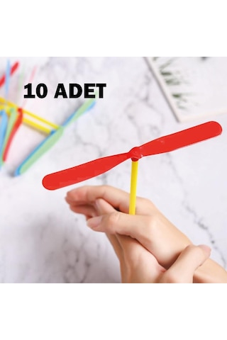 Nostaljik El Pervane Oyuncağı 10 Adet
