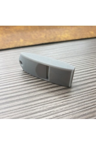 129db Özel Üretim Düdük Spor Düdüğü Gri