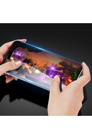Dux Ducis Apple, Uyumlu iPhone 15 Pro Full Kaplama Tempered Cam Ekran Koruyucu- 5775