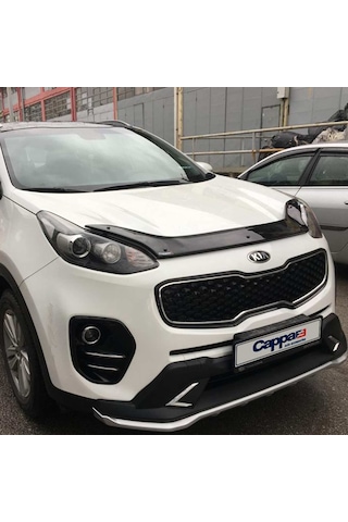 Cappafe Kia Sportage Ön Kaput Koruyucu Rüzgarlık 4Mm Abs 2016-