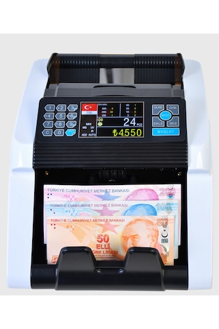 Kaan Mix Sahte Kontrollü Ofis Tipi Para Sayma Makinesi
