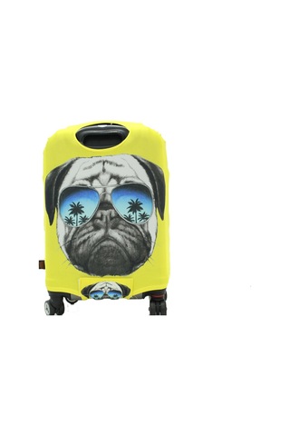 My Saraciye 28 Valiz Kılıfı, Bavul Kılıfı - Pug Köpek 28