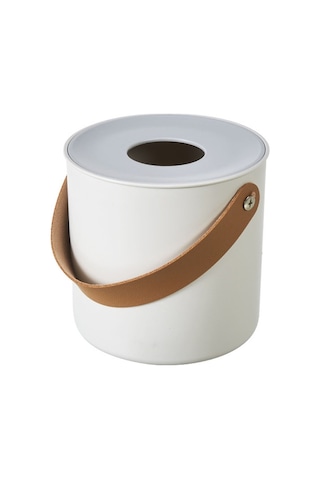 Sones Taşınabilir Ev Mendil Kutusu Sehpa Restoran Masaüstü Peçete Saklama Kutusu, Stil: Yuvarlak