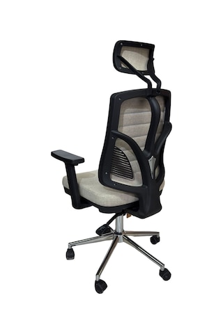 Kaya Ofis Jasper Pro Fabric Krom 140 Kg Kapasiteli Krem
