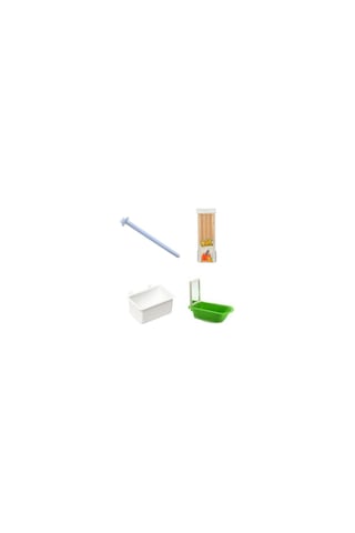 Purecanpati Fit Fly Kuş Aksesuar Set Aynalı Küvet+tünek+mamalık+
