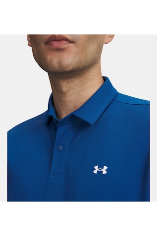 Under Armour T2g Pique Polo Erkek T-shirt-31766 Koyu Mavi