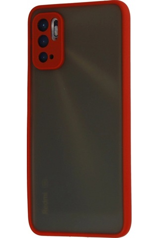Xiaomi Redmi Note 10 5g Kılıf Montreal Silikon Kapak - Kırmızı