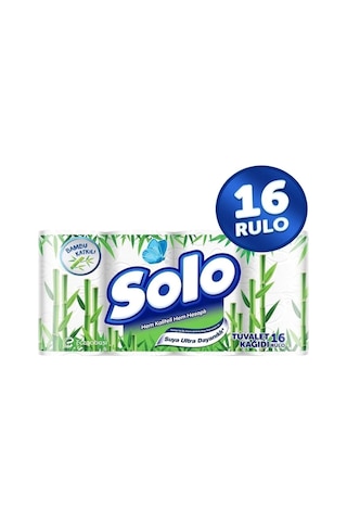 Solo Bambu Katkılı Tuvalet Kağıdı 16 Rulo