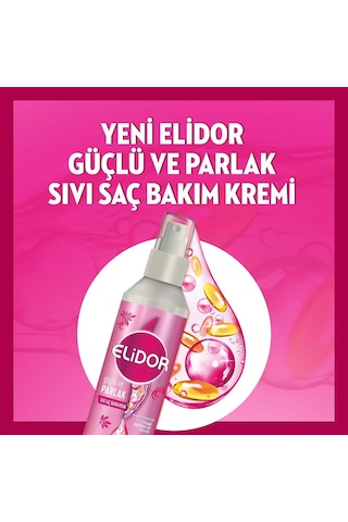 Elidor Superblend Güçlü ve Parlak Pürüzsüzleştirici Canlandırıcı Sıvı Saç Bakım Kremi 200 ML