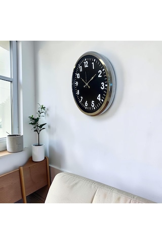 Krom Standart Dekoratif 52 X 52 Cm Duvar Saati Diğer 37323001