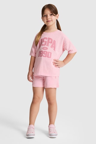 U.S. Polo Assn. Kız Çocuk Somon Pijama Takım 50326608-vr047