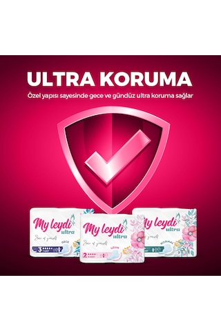 Myleydi Ultra Hijyenik Ped Normal 120 Adet (12 Paket)