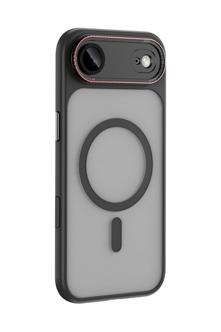 Apple Uyumlu iPhone 17 Air Magsafe Özellikli Sert Sonic Telefon Kılıfı Gri