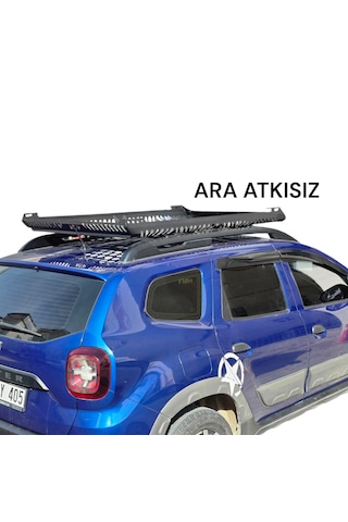 Duster Uyumlu 100 X 160 Tavan Sepeti Komple Metal Mat Siyah (ARA ATKISIZ)