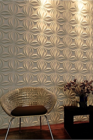 3 Boyutlu Boyanabilir Pvc Duvar Paneli Anatolia 50-50 Cm 4 Adet-1 Metrekare