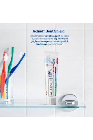 Aclind Dent Shield Diş Macunu 100 ML + 15 ML + Dent Kids 6+ Yaş Diş Macunu 15 ML