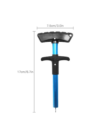 Lemestar Alüminyum Malzeme Balık İğnesi Çıkarıcı, Ergonomik Plastik Kollu, Keskin Dişlerden Koruma, Hafif Ve Kompakt, Gümüş Renk