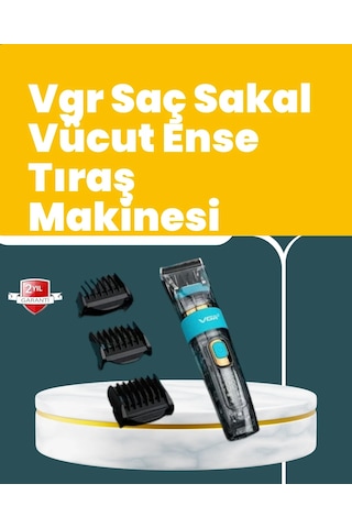 Diyar-ı Fırsat Vgr V-695 Saç Ve Sakal Kesme Makinesi Led Ekranlı 5 Uzunluk Ayarı