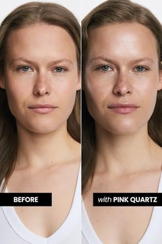 Pink Quartz Işıltılı Nemlendirici Makyaj Bazı Ve Yüz Kremi - 50ml Spf15 Saf Kolajen