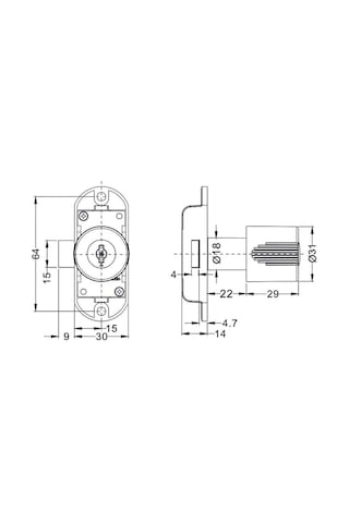 Canex Topuzlu İspanyolet Kilit