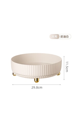 Gajeena Döner Baharatlık Ve Saklama Tepsisi - Şık Krem Beyaz Büyük Boy Mutfak Organizasyon Aparatı Diğer