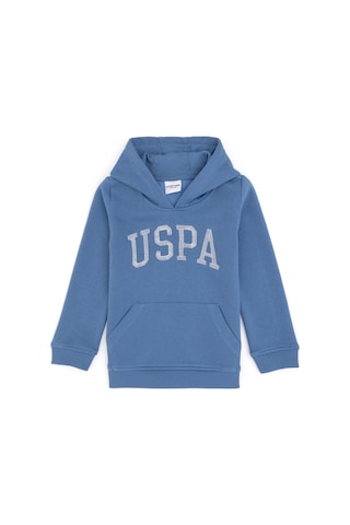 U.S. Polo Assn. Kız Çocuk Koyu Mavi Kapüşonlu Basic Sweatshirt 50296388-VR032