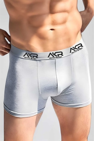 Uniquetrenders Erkek Likralı 10'lu Boxer Gri